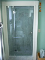 Frameless Door and Panel with Clamps Frameless Door and Panel with Clamps