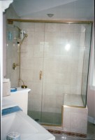 Framless Door, Panel with Notch, Return Frameless Door, Panel with Notch, Return