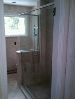 Frameless door , panel, return Frameless door , panel, return