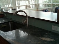 Frosted backsplash 4 Frosted backsplash in Kitchen