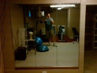 Mirror wall for basment Mirror wall for basment